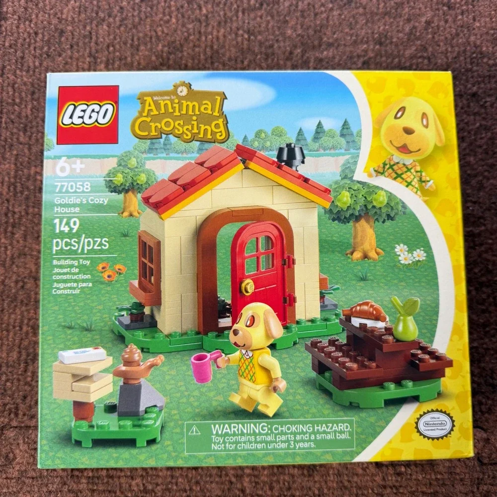 LEGO Animal Crossing Goldies Cozy House 77058 Building Toy Set 149 Pieces NEW